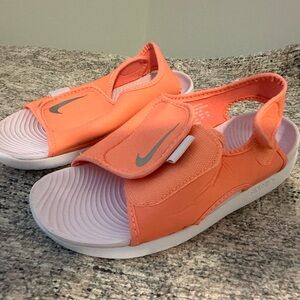 Nike Kids Bright Orange Sandals